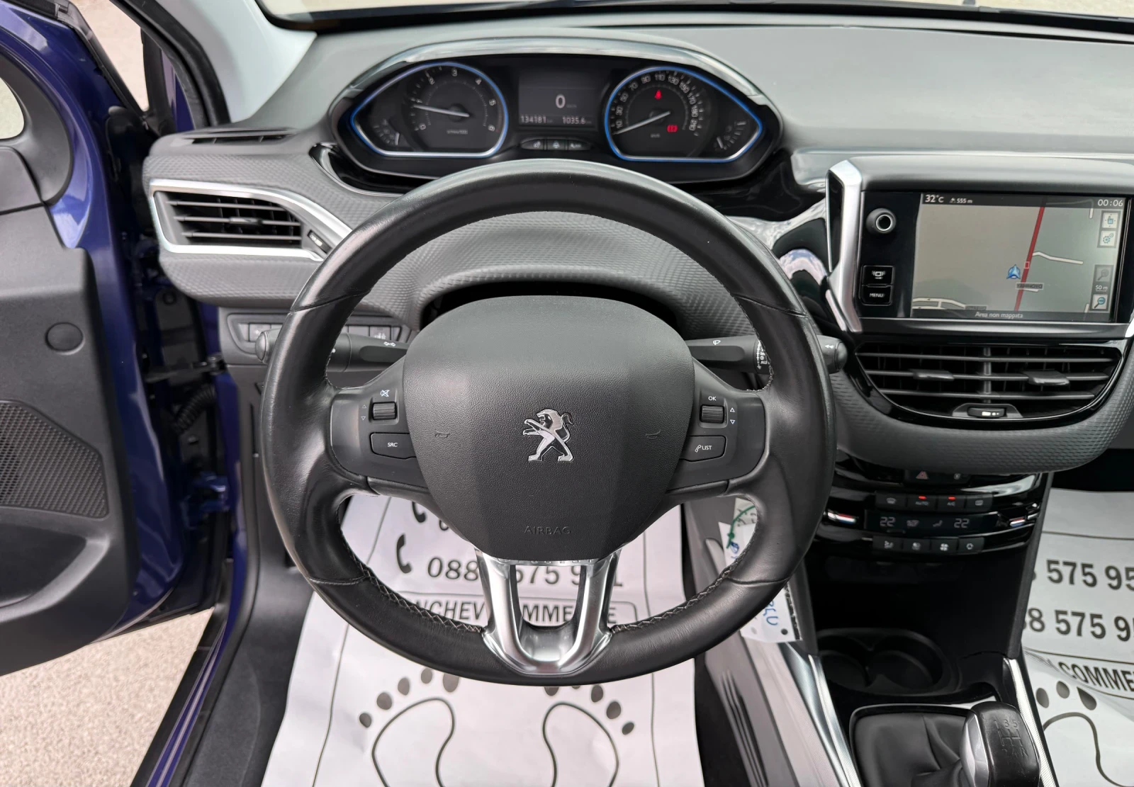 Peugeot 2008 1.6-EHDI-ALLURE-134.000km-ORIGINAL-NEW-TOP-NAVI, снимка 8 - Автомобили и джипове - 54741294