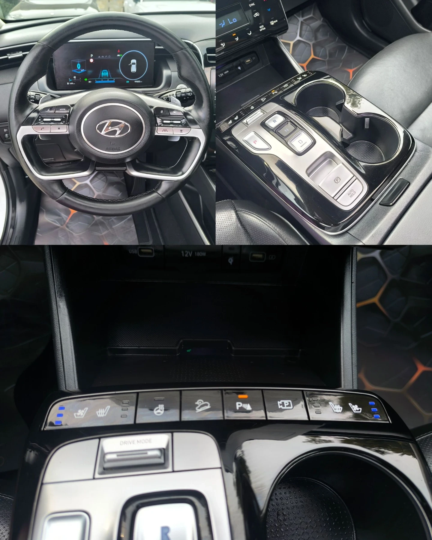 Hyundai Tucson 1.6CGI HYBRID ПАНОРАМА FULL MAX TOP TOP TOP, снимка 11 - Автомобили и джипове - 56042691