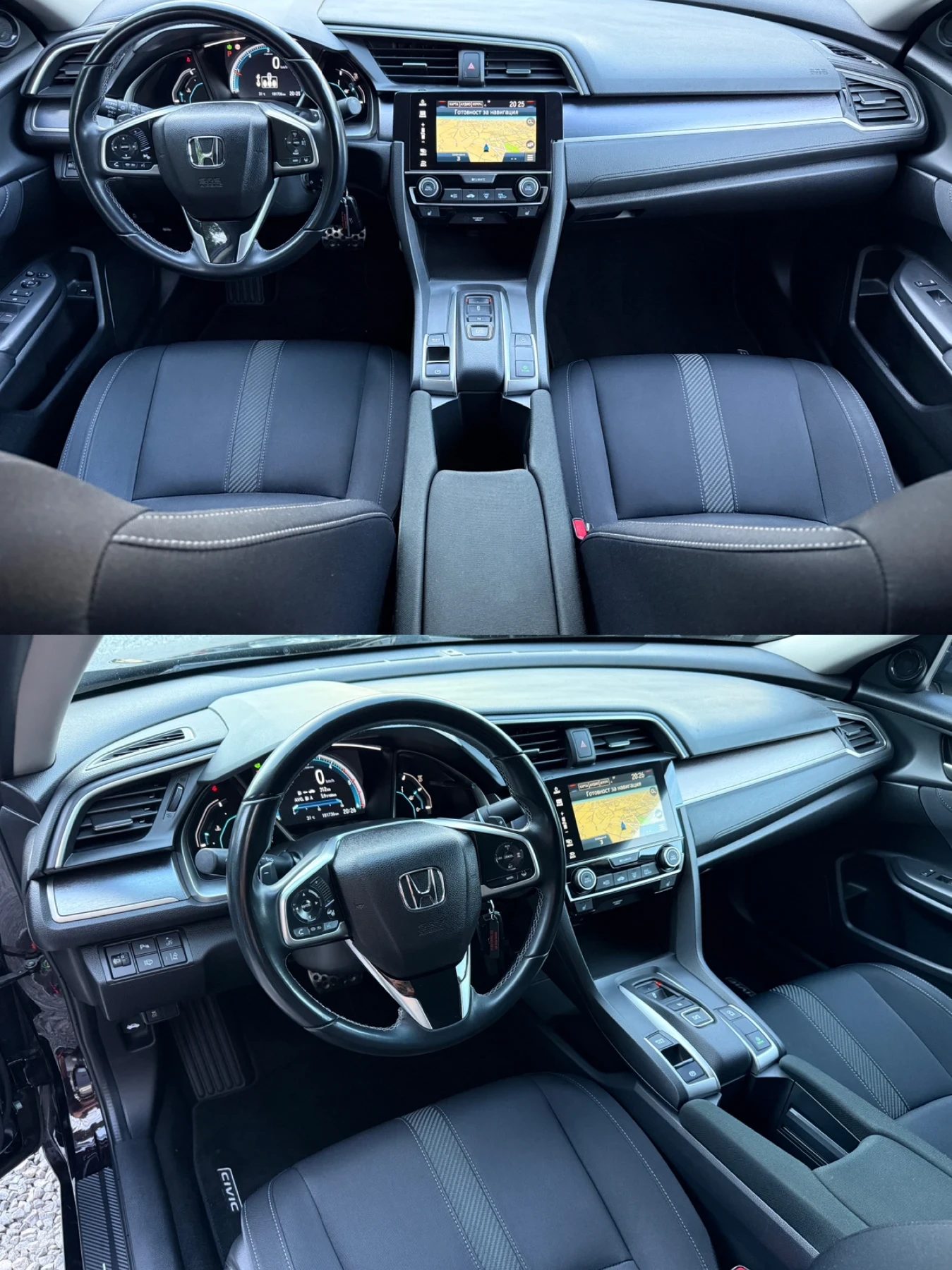 Honda Civic 1.6I-Dtec/Automatic/120hp/ТОП Състояниея, снимка 8 - Автомобили и джипове - 55037808