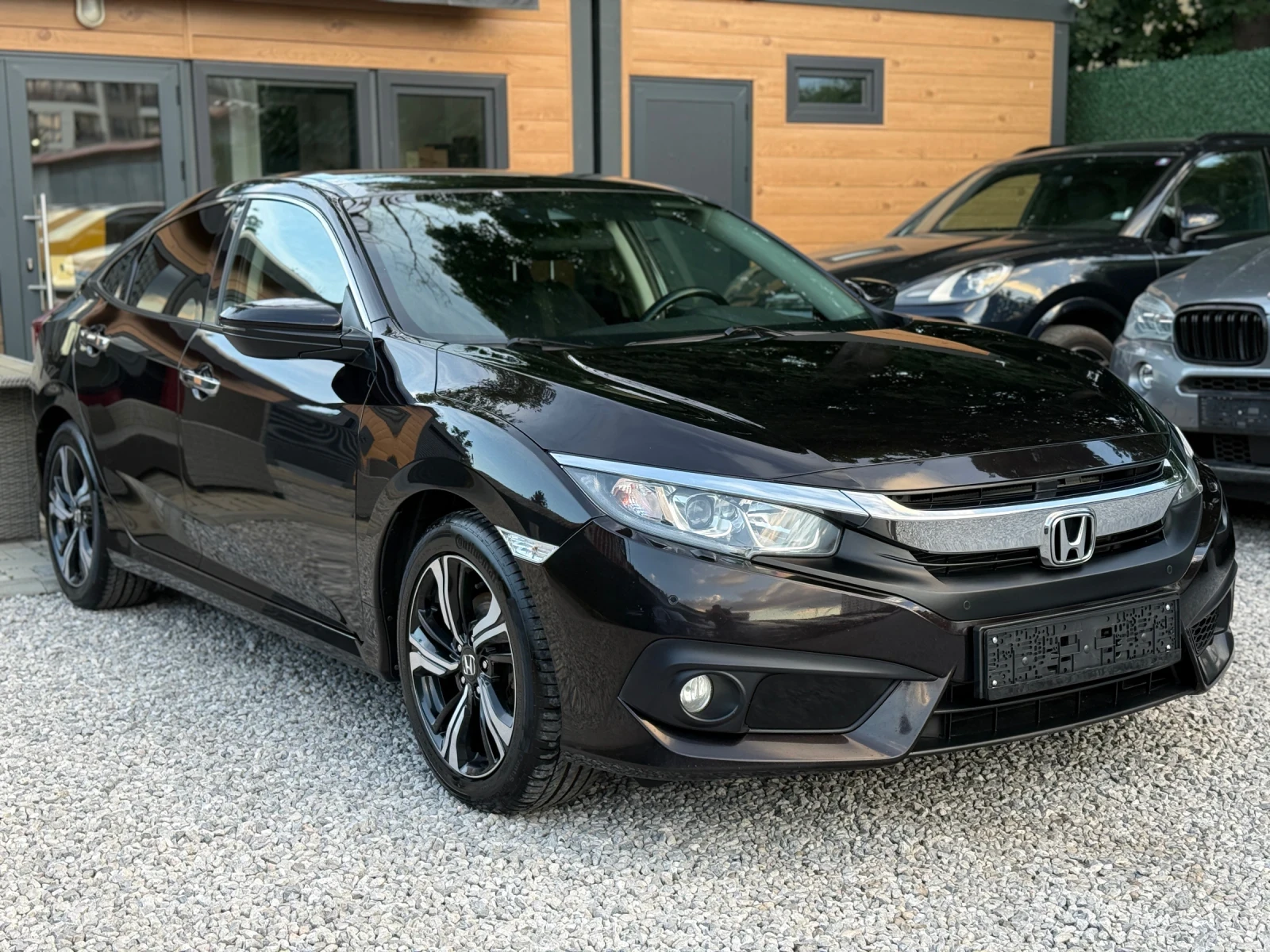Honda Civic 1.6I-Dtec/Automatic/120hp/ТОП Състояниея, снимка 3 - Автомобили и джипове - 55037808