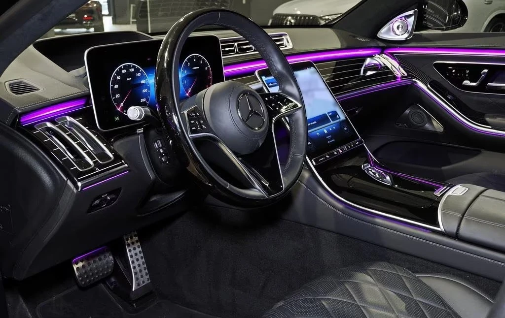 Mercedes-Benz S 580 L /4M/ AMG / BURM / PANO /  360 / TV / NIGHT / HUD, снимка 8 - Автомобили и джипове - 55229019