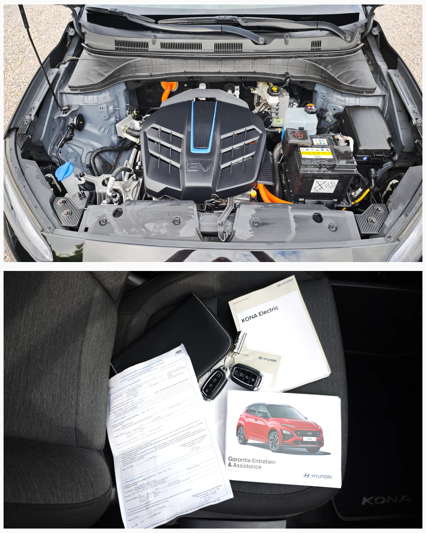 Hyundai Kona НАЛИЧЕН В РУСЕ/БАТЕРИЯ100SOH/СМЯНА НА ЦВЯТ 1000евр, снимка 9 - Автомобили и джипове - 53908108
