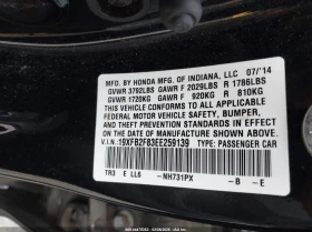 Honda Civic 1.8L I-4 VVT, 143HP Front Wheel Drive, снимка 9