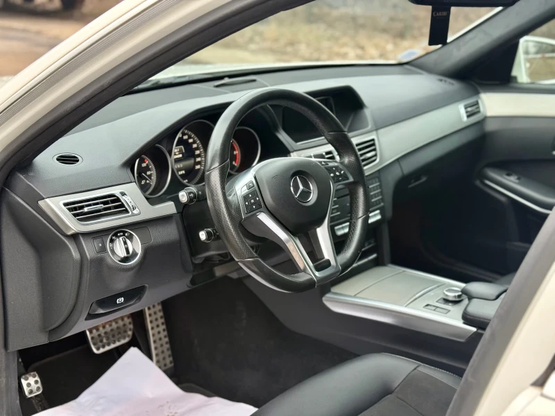 Mercedes-Benz E 350 AMG-PACK БЯЛА ПЕРЛА ТОП ВИЗИЯ, снимка 7 - Автомобили и джипове - 53214032