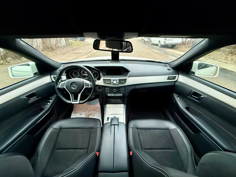 Mercedes-Benz E 350 AMG-PACK БЯЛА ПЕРЛА ТОП ВИЗИЯ, снимка 9 - Автомобили и джипове - 53214032