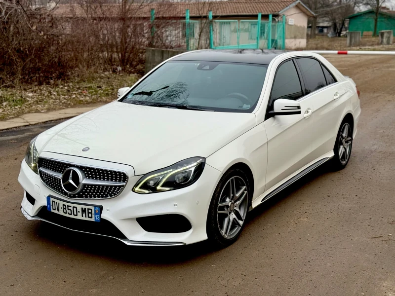 Mercedes-Benz E 350 AMG-PACK БЯЛА ПЕРЛА ТОП ВИЗИЯ, снимка 3 - Автомобили и джипове - 53214032