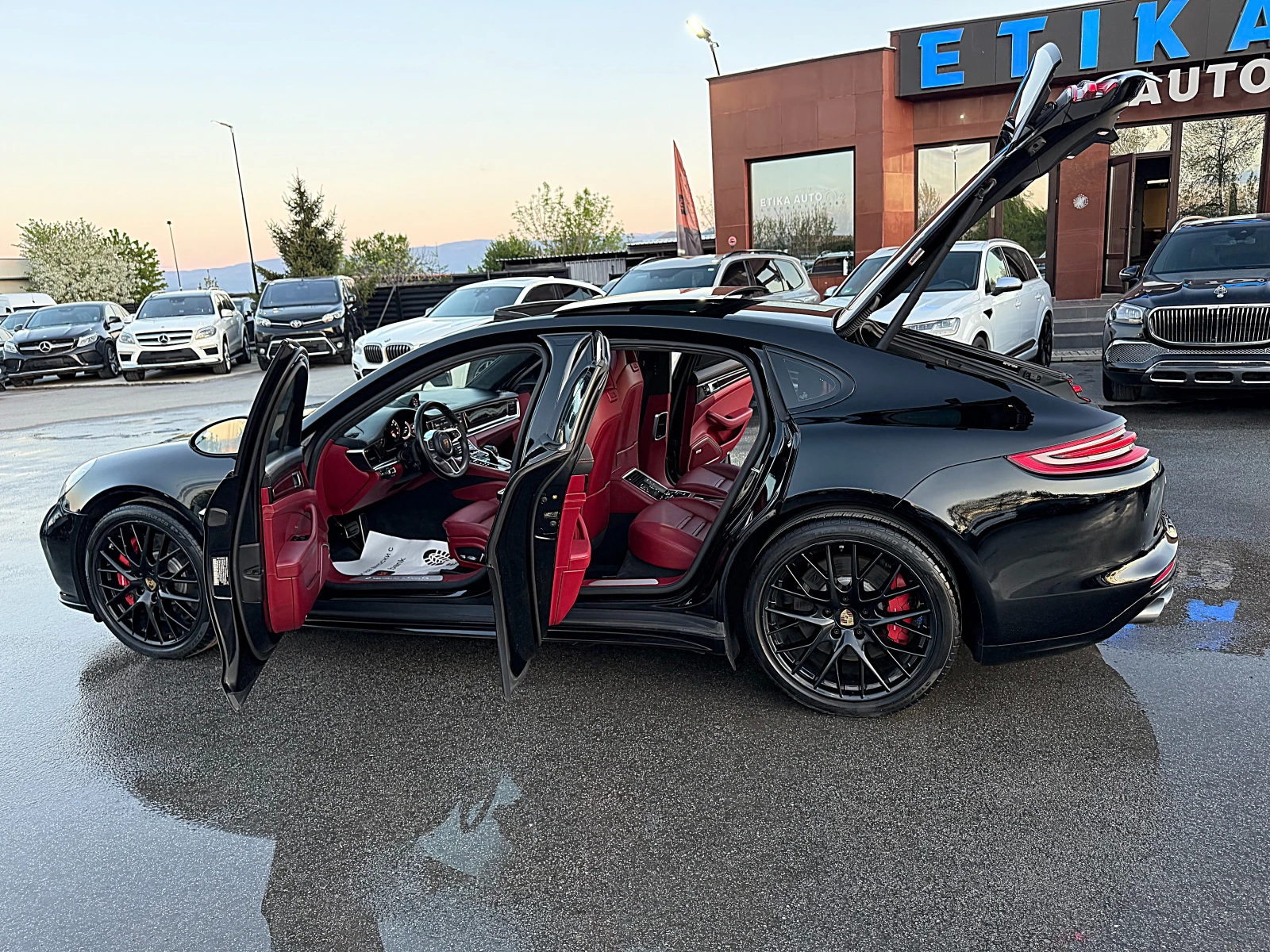 Porsche Panamera TURBO-PANORAMA-DISTRONIK-BOSE-4x4-ОБДУХВАНЕ-КАМЕРА, снимка 13 - Автомобили и джипове - 54323596