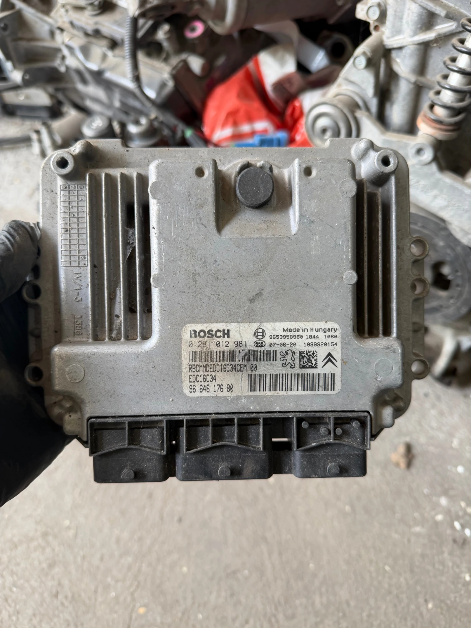 Компютър за двигател С4 Picasso 2007-2013г BOSCH 0 281 012 981