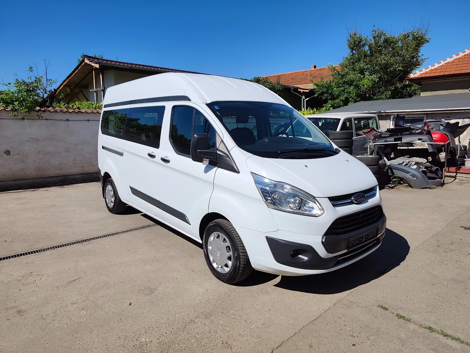 Ford Transit Custom 2.0TDCI 9 Местен, снимка 9 - Бусове и автобуси - 54701946
