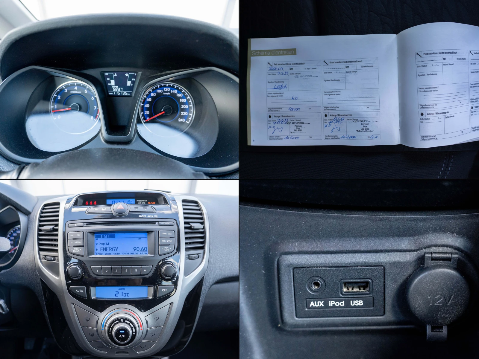 Hyundai Ix20 РЕАЛНИ КИЛОМЕТРИ КЛИМАТРОНИК , снимка 13 - Автомобили и джипове - 53945531