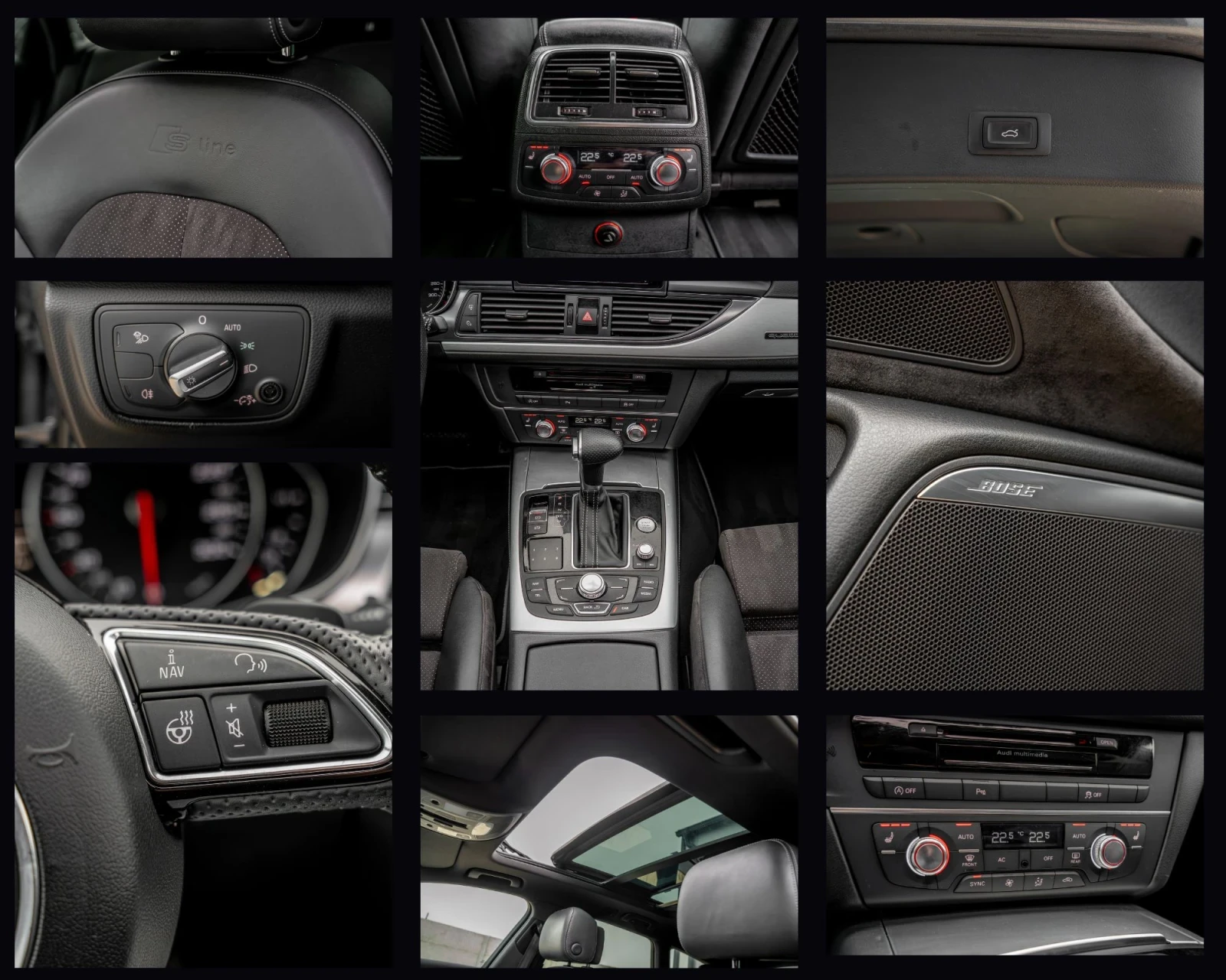 Audi A6 BITDI PANORAMA S LINE , снимка 15 - Автомобили и джипове - 54020414