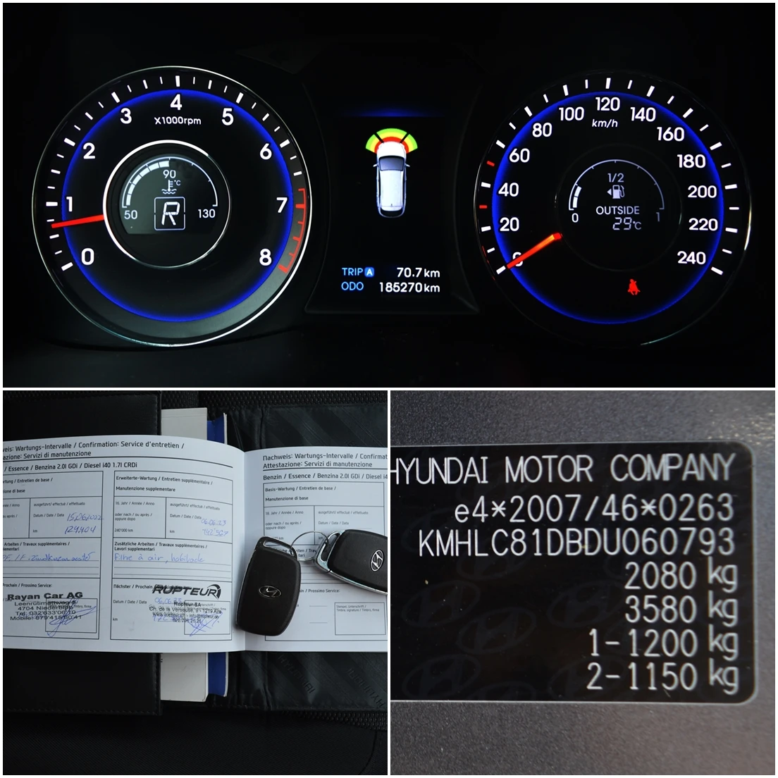 Hyundai I40 2.0GDI AUTOMAT; NAVI - ШВЕЙЦАРИЯ, снимка 11 - Автомобили и джипове - 55889131