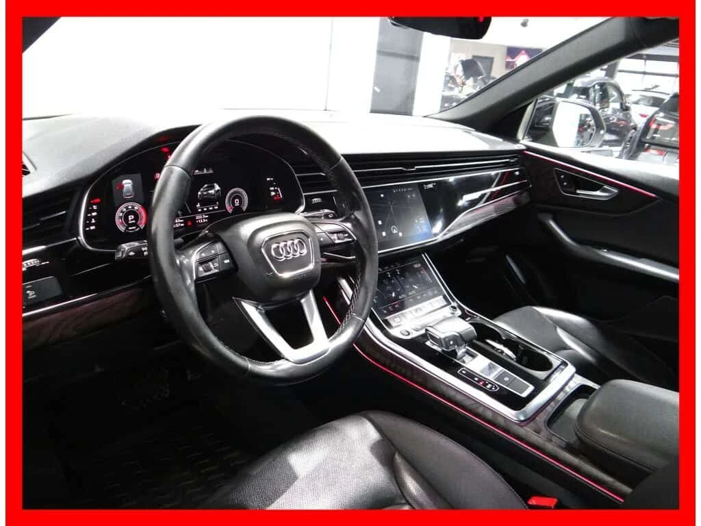 Audi Q8 * PROGRESSIV * S LINE/NAVI/360 CAM/LEATHER/PANO RO, снимка 9 - Автомобили и джипове - 53862690