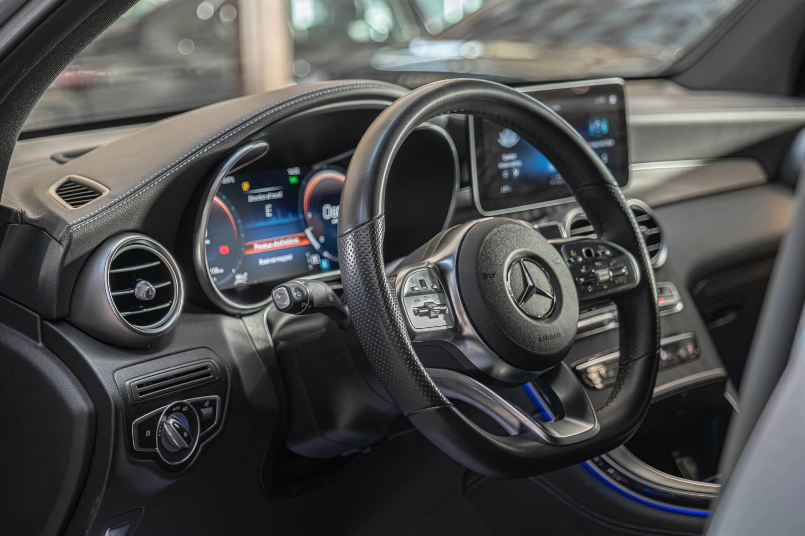 Mercedes-Benz GLC 400 CDI/AMG/4Matic/COUPE/Virtual/Ambient/Подгрев, снимка 7 - Автомобили и джипове - 55343141