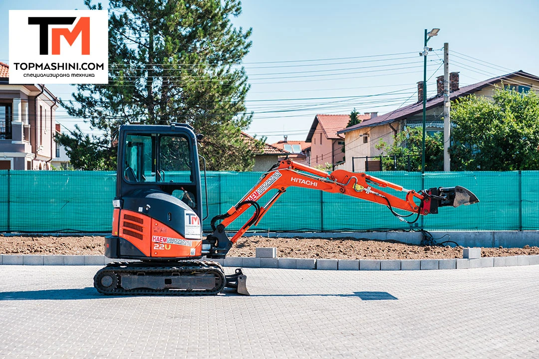 Багер Hitachi ZX 22 U-2 CLR, снимка 4 - Индустриална техника - 55486610