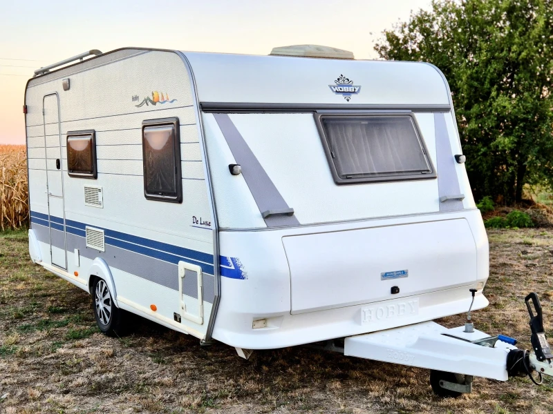 Каравана Hobby 440 De Luxe /// ФОРСЕЛТ /// WC /// ФРЕНСКА СПАЛНЯ 