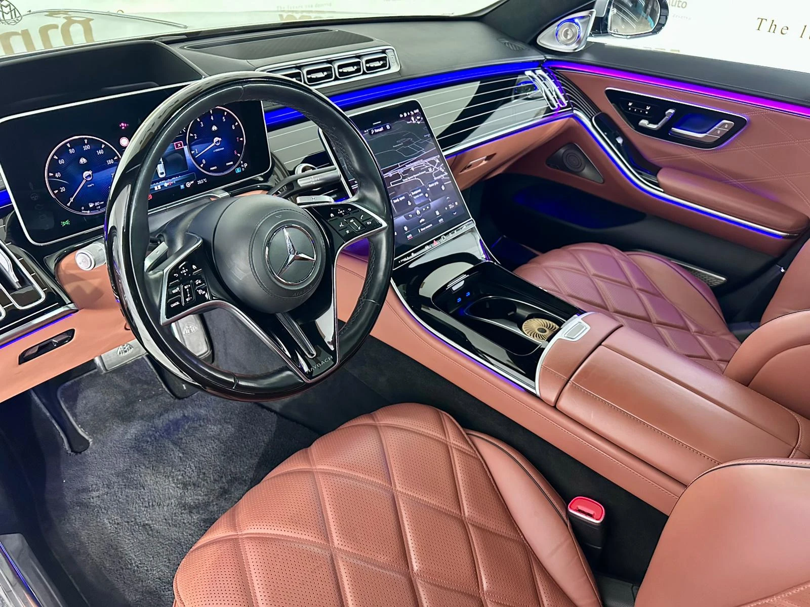 Mercedes-Benz S 580 L Maybach* 4Matic* TV* HuD* HighEnd, снимка 7 - Автомобили и джипове - 54602100