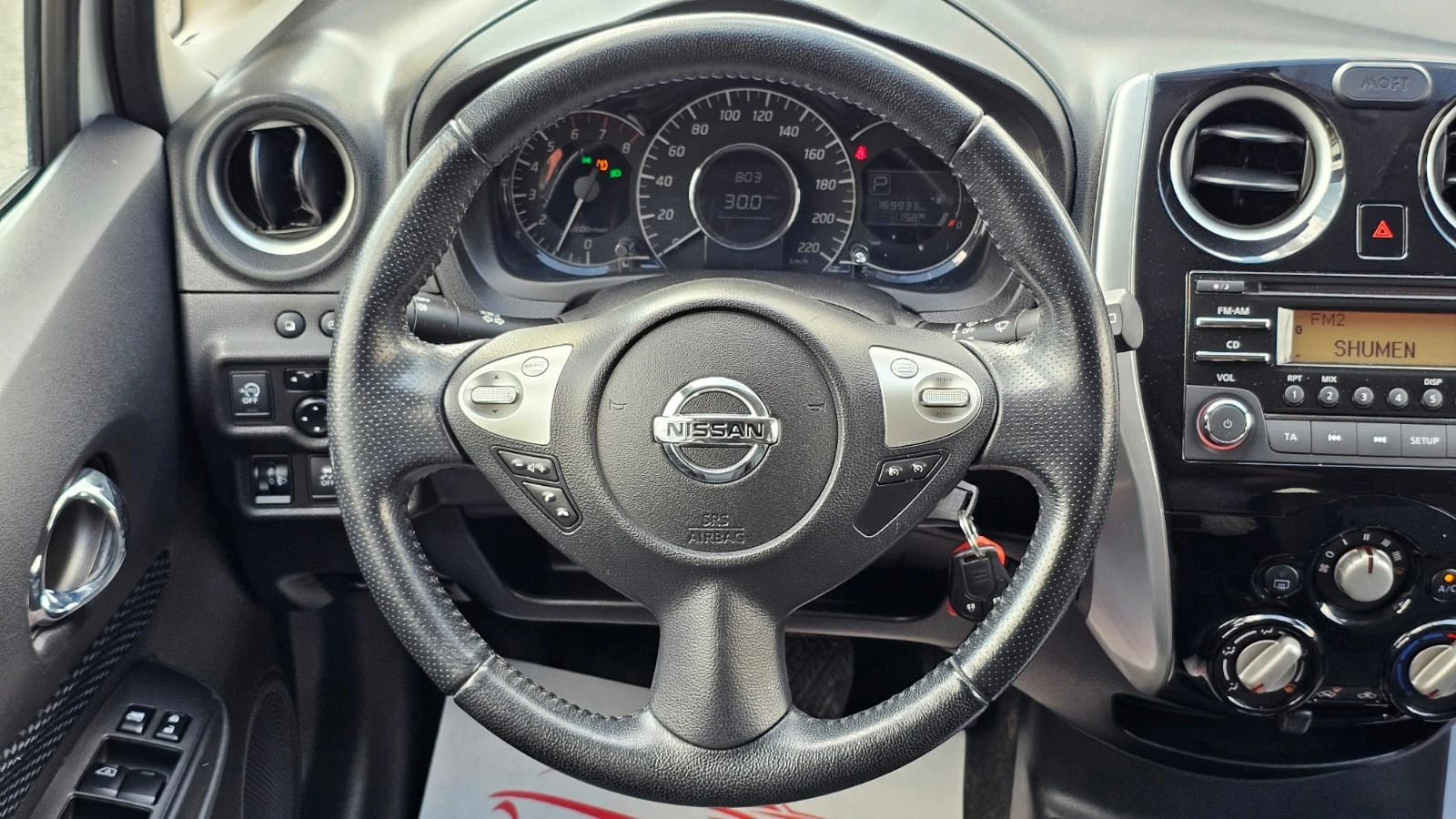 Nissan Note 1.2i Automatic CH-СЕРВИЗНА ИСТ.-ТОП СЪСТ.-ЛИЗИНГ, снимка 10 - Автомобили и джипове - 56083790