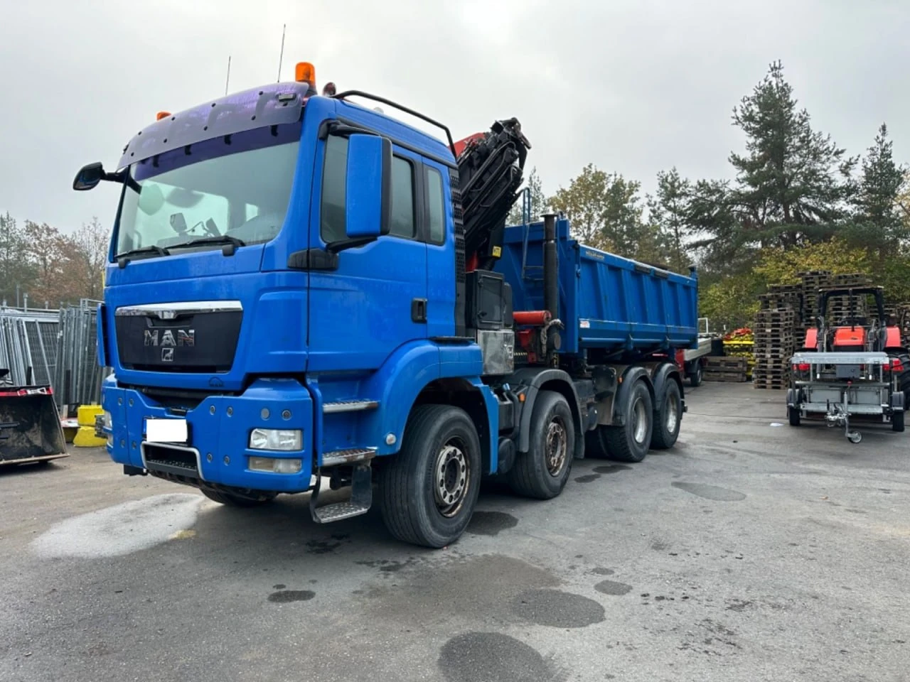 Man 41 TGS 41.400 8x4 BB Palfinger PK 230002 Dreiseiten