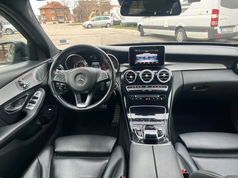 Mercedes-Benz C 250 !!AMG/ 4Matic/ 9G/Burmester/2017г./FULL MAX/TOP, снимка 11 - Автомобили и джипове - 52948609