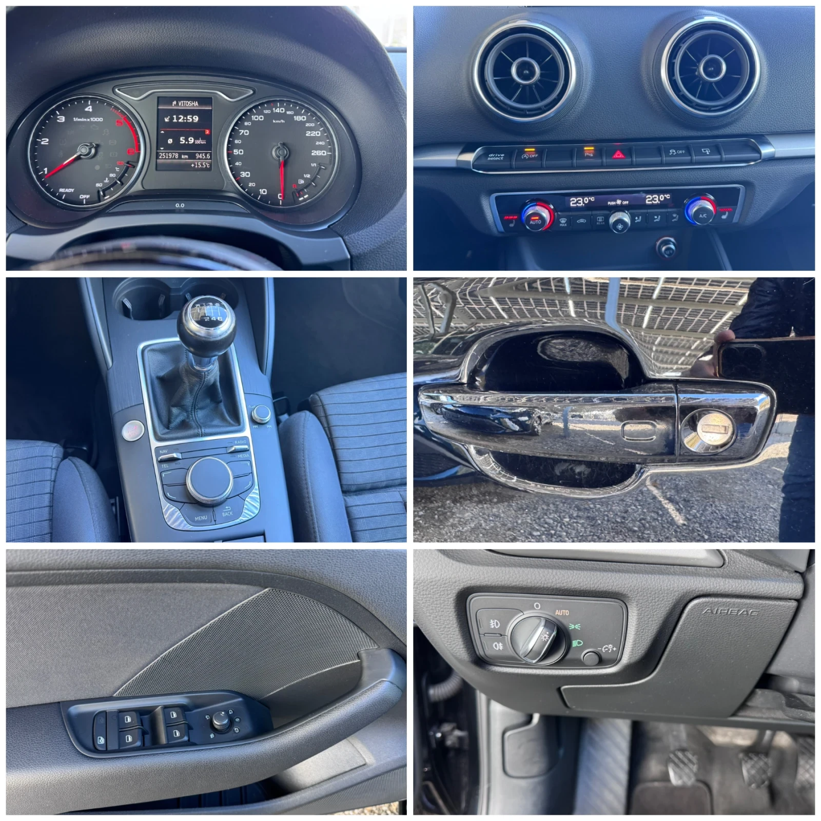 Audi A3 2.0TDI 150�� 6��* Keyless* NAVI* ����������*  | Mobile.bg � ����������� 14