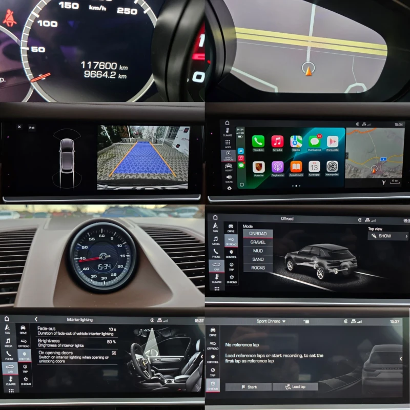 Porsche Cayenne Sport Chrono/3.0i-340кс/117.000км/ПОДГРЕВ, снимка 13 - Автомобили и джипове - 52831175