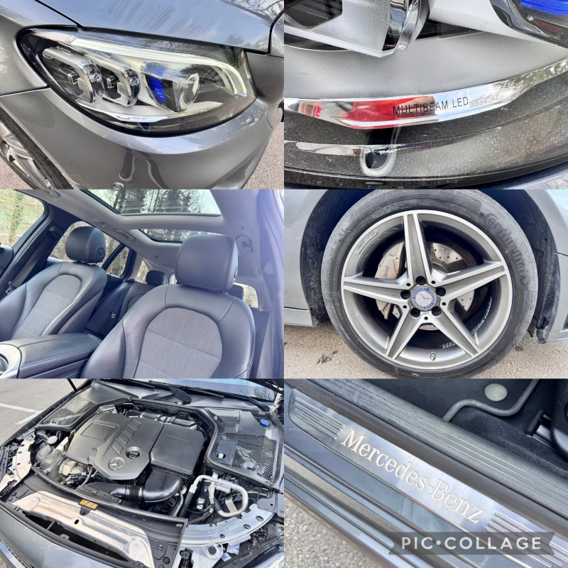 Mercedes-Benz C 220 4MATIC* AMG-LINE* 9G* PANORAMA* CAM* MULTIBEAM * , снимка 13 - Автомобили и джипове - 48756531