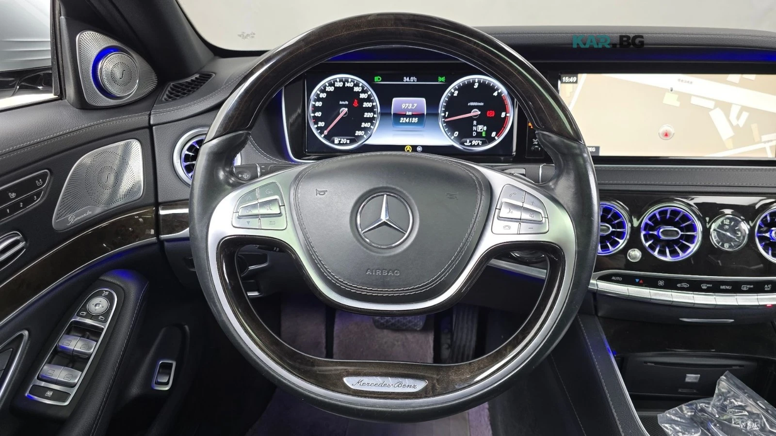 Mercedes-Benz S 350 4MATIC* AMG* MAYBACH* ПОДГРЕВ* ОБДУХВАНЕ* МАСАЖИ* , снимка 11 - Автомобили и джипове - 55249948