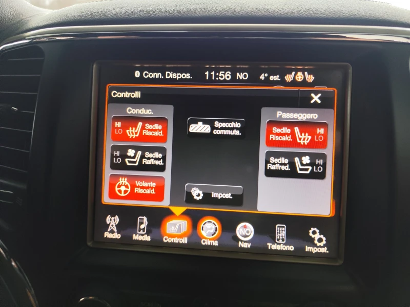 Jeep Grand cherokee 3.0D* 4X4* LED* АВТОМАТИК* FACE* КОЖА* , снимка 11 - Автомобили и джипове - 52890216