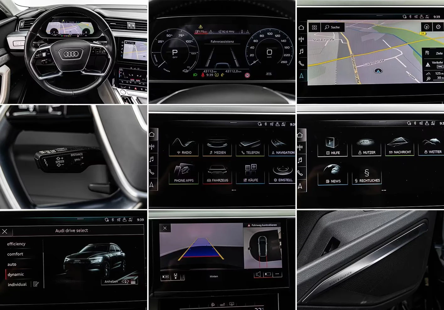 Audi E-Tron 50/313HP/SLINE/BLACK/ACC/B&O/360/MEMO/CAM/291z, снимка 16 - Автомобили и джипове - 54139152