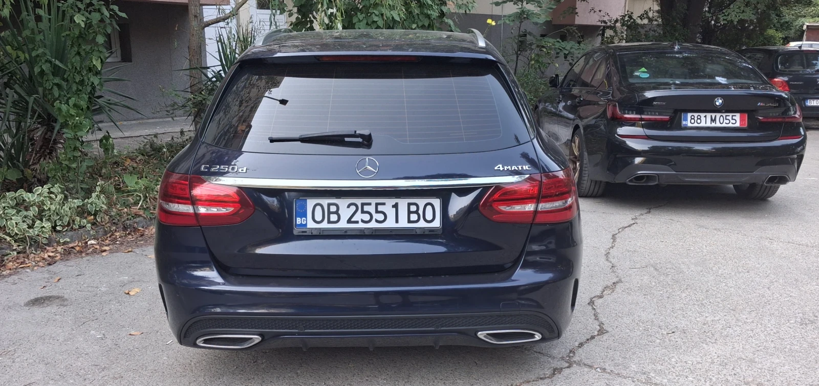 Mercedes-Benz C 250 Mercedes C 250 D/СМЕНЕНА ВЕРИГА/4 MATIC/9 G-TRONIC, снимка 14 - Автомобили и джипове - 56046455
