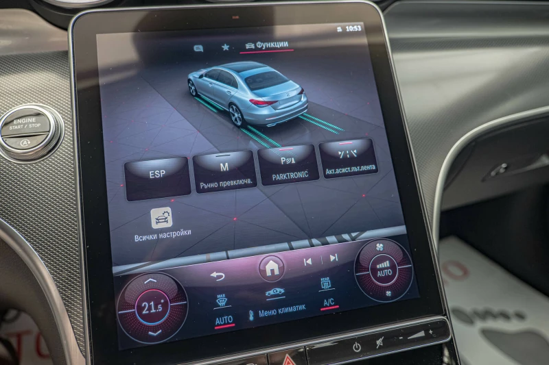 Mercedes-Benz C 200 Avantgarde/Virtual/MBUX/USB/Thermatic/Sport, снимка 11 - Автомобили и джипове - 51804374