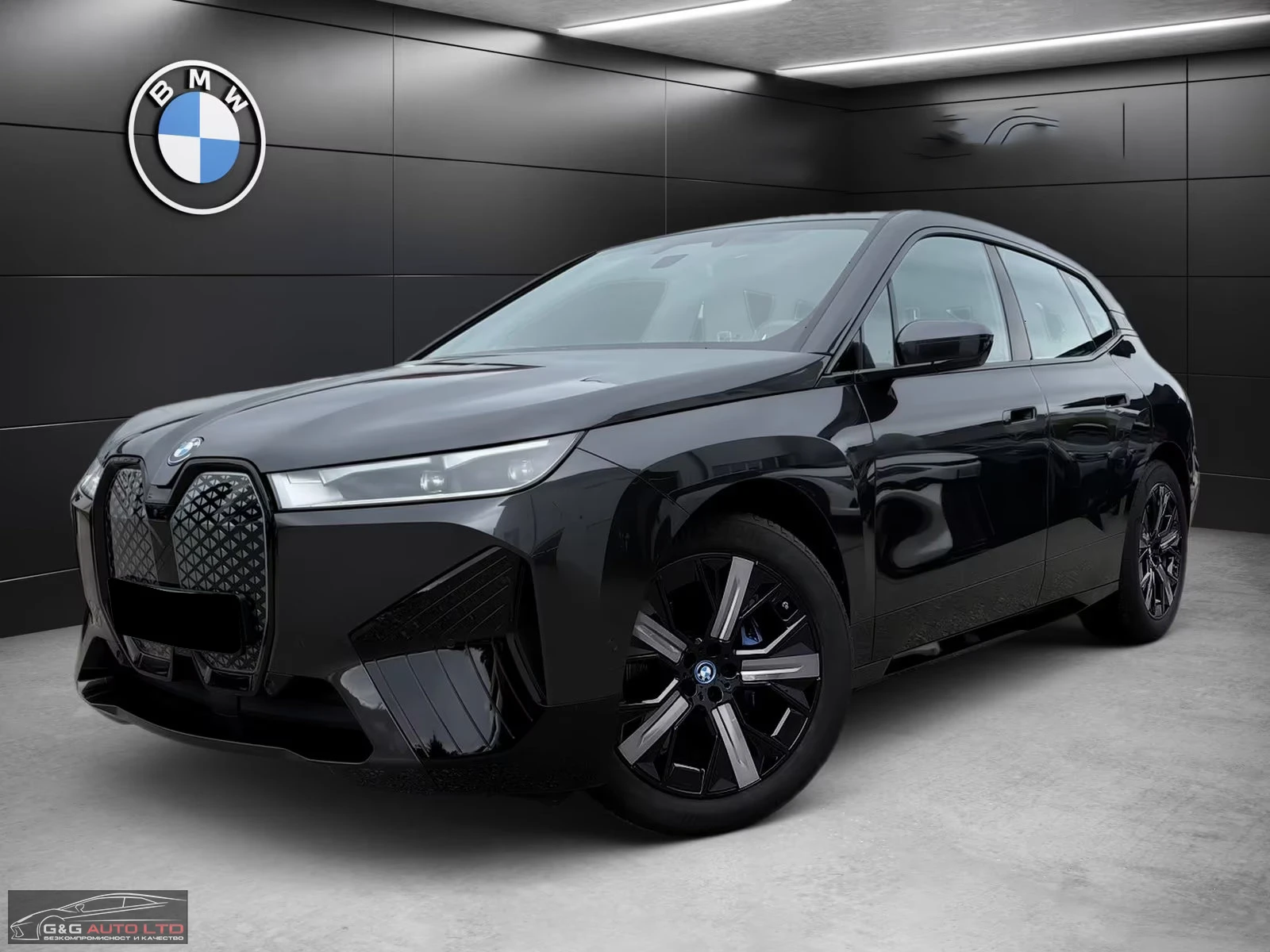 BMW iX xDrive40/326HP/M-SPORT/HUD/MEMO/360/NAVI/473g, снимка 1
