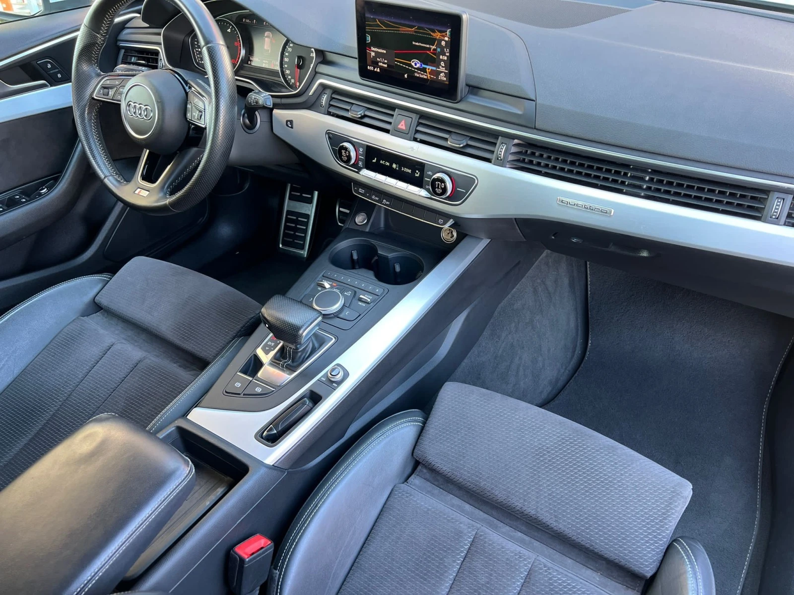 Audi A4 S LINE СОБСТВЕН ЛИЗИНГ/KEYLESS GO/EURO 6B | Mobile.bg — изображение 11