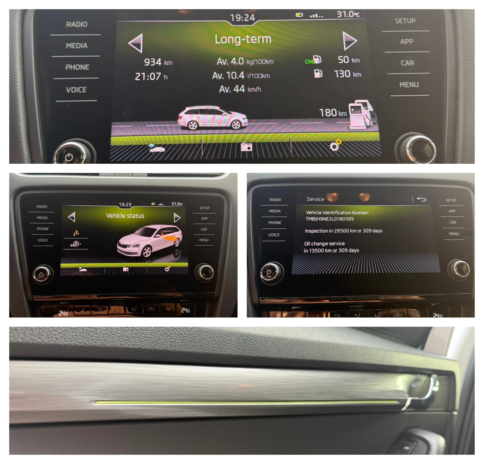 Skoda Octavia 1.5 G-TEC CNG DSG !!! | Mobile.bg   15