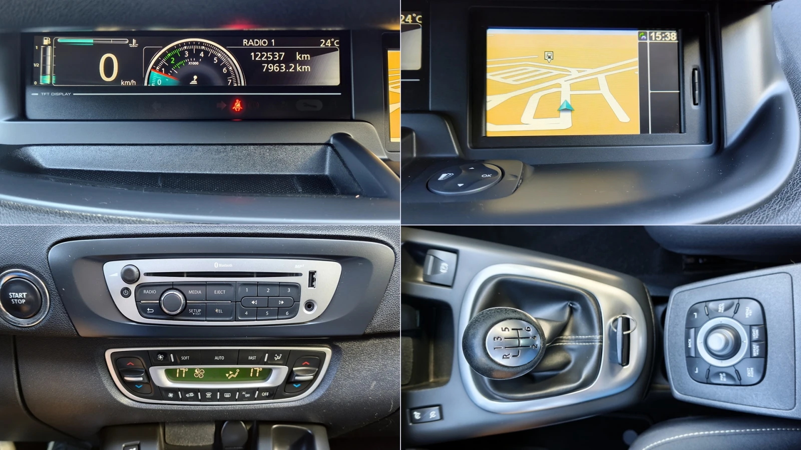 Renault Scenic 1.6i Face 122000km, снимка 11 - Автомобили и джипове - 55315328