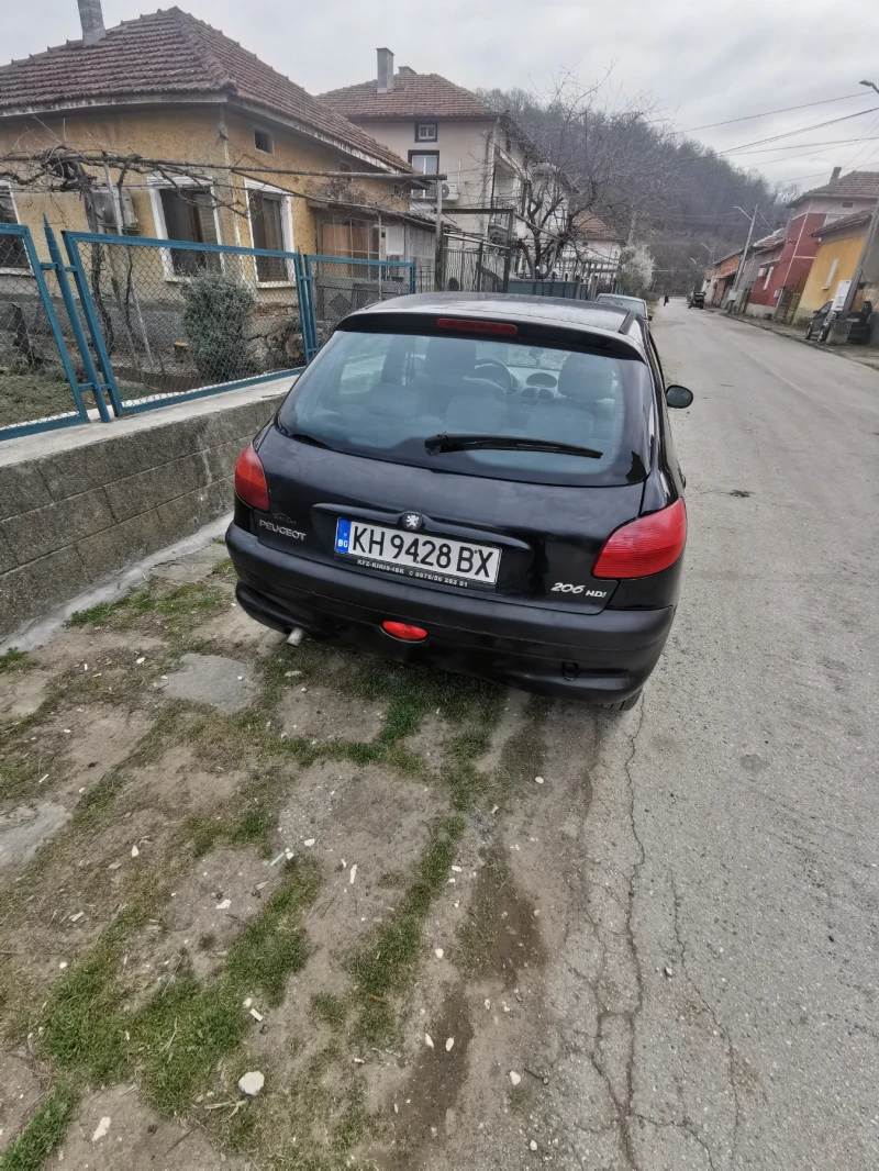 Peugeot 206 1.4HDI, снимка 3 - Автомобили и джипове - 49491581