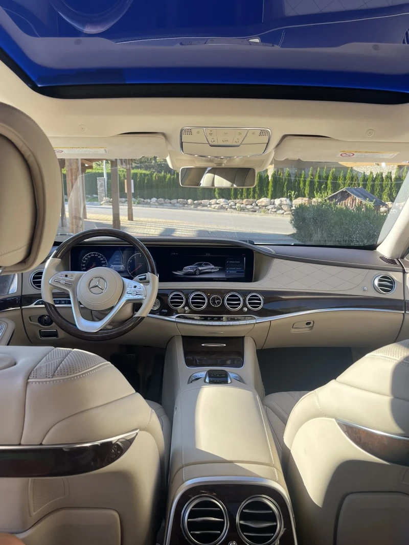 Mercedes-Benz S 560 #LONG#4MAT#HEAD UP#BURMESTER, снимка 14 - Автомобили и джипове - 52275642