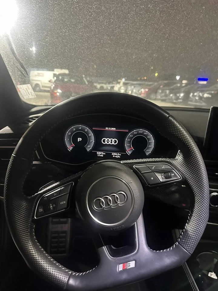 Audi S4 PROGRESSIV * * NARDO GREY * * CARFAX * * АВТОКРЕДИ, снимка 4 - Автомобили и джипове - 52985389