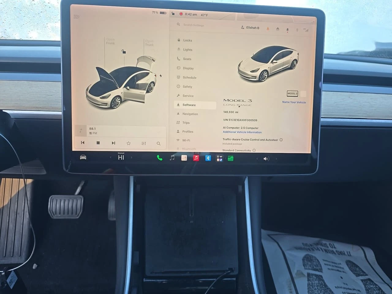 Tesla Model 3 LONG RANGE/, снимка 10 - Автомобили и джипове - 56643579