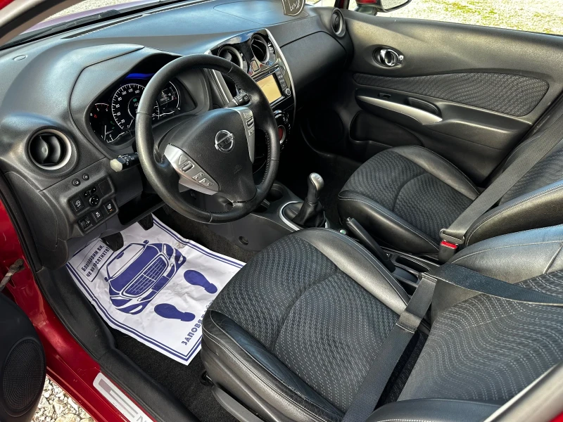 Nissan Note 1.5DCI- НАВИГАЦИЯ-ПОЛУКОЖА-КАМЕРИ, снимка 9 - Автомобили и джипове - 52011407