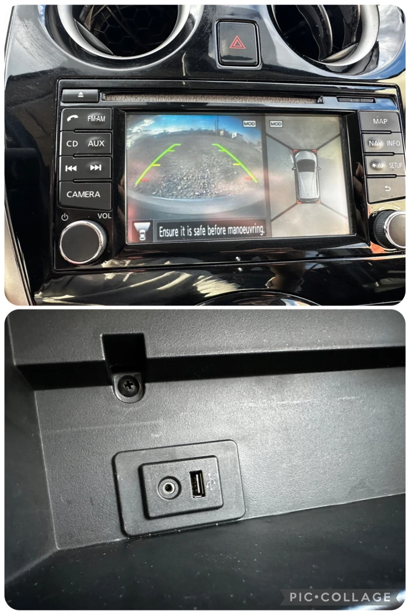 Nissan Note 1.5DCI- НАВИГАЦИЯ-ПОЛУКОЖА-КАМЕРИ, снимка 14 - Автомобили и джипове - 52011407