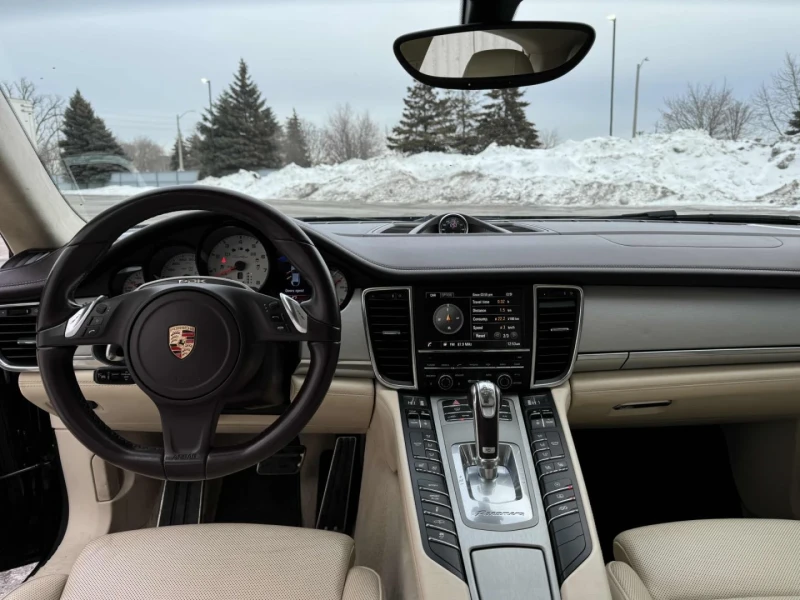 Porsche Panamera Turbo* 360view* Подгрев* Обдух* Brumester* , снимка 8 - Автомобили и джипове - 53502629