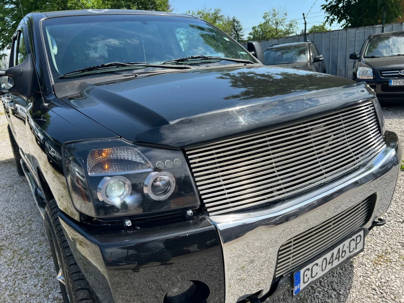 Nissan Titan crew cab 5.6 V8* LPG* АВТОМАТИК* НАВИ* КАМЕРА* , снимка 3 - Автомобили и джипове - 50547988