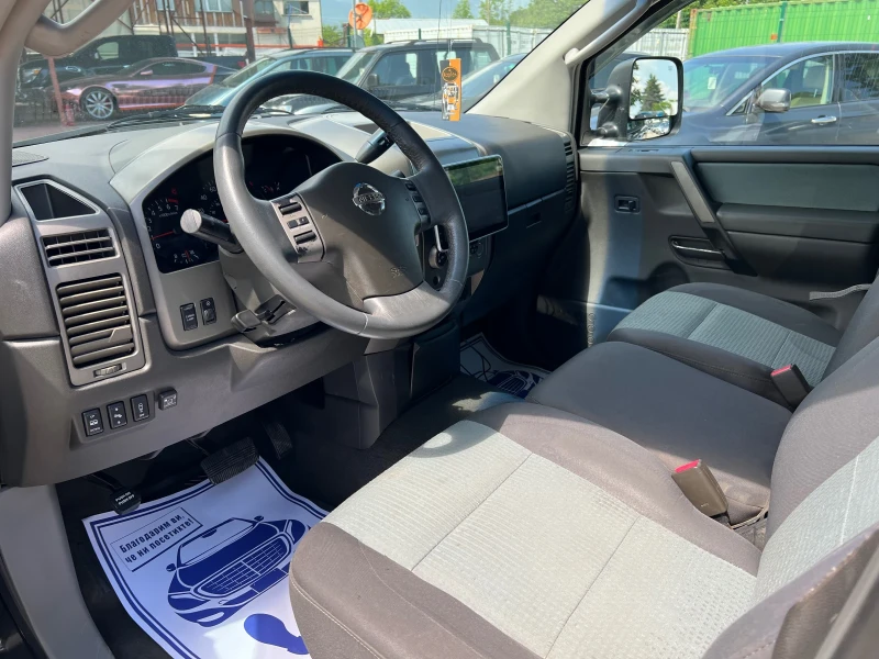 Nissan Titan crew cab 5.6 V8* LPG* АВТОМАТИК* НАВИ* КАМЕРА* , снимка 13 - Автомобили и джипове - 50547988