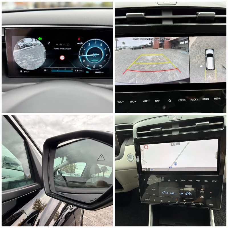 Hyundai Tucson 1, 6 mild Hybrid 58000km= 4x4 Подгр/Обдухване= Т, снимка 16 - Автомобили и джипове - 51198658