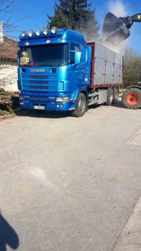 Scania 144 530 самосвал зърновоз, снимка 2