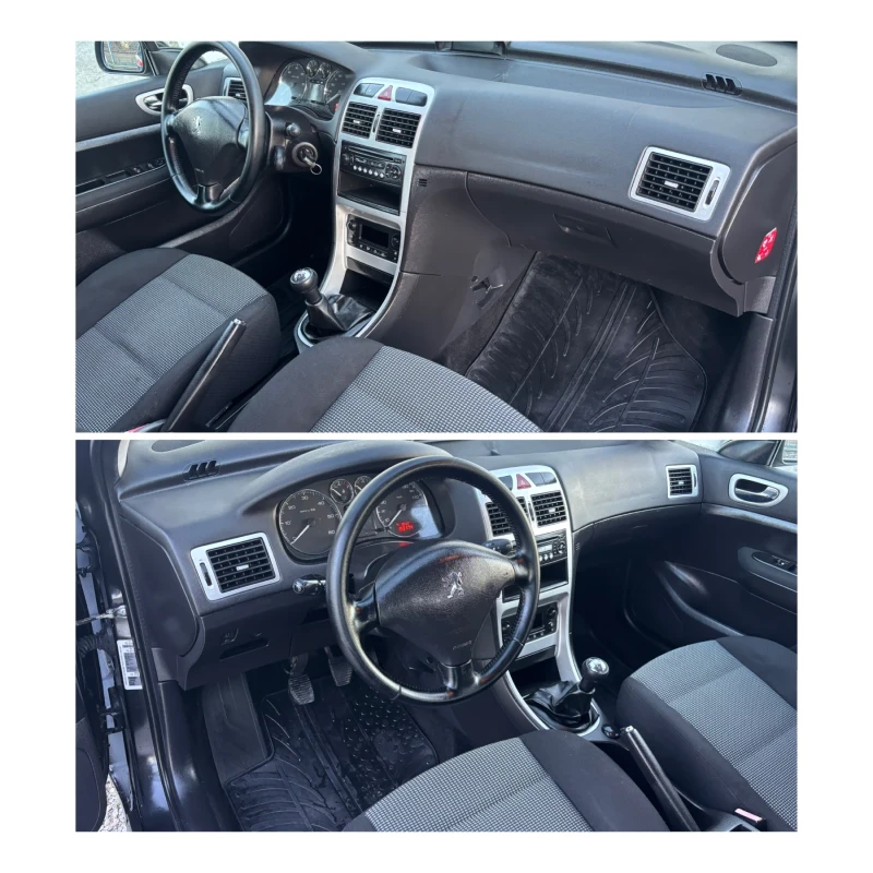 Peugeot 307 1.6HDI ТОП СЪСТОЯНИЕ  ВСИЧКО ПЛАТЕНО БАРТЕР, снимка 13 - Автомобили и джипове - 52816037