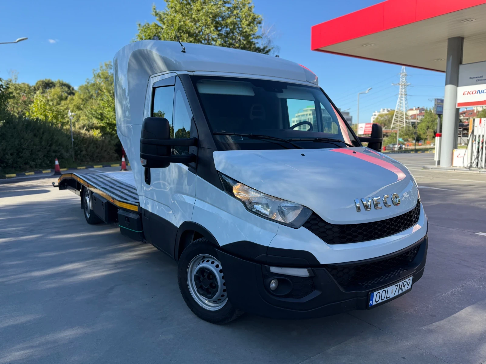 Iveco 35c18 Автовоз///180hp///легло///климатроник///печка///, снимка 1
