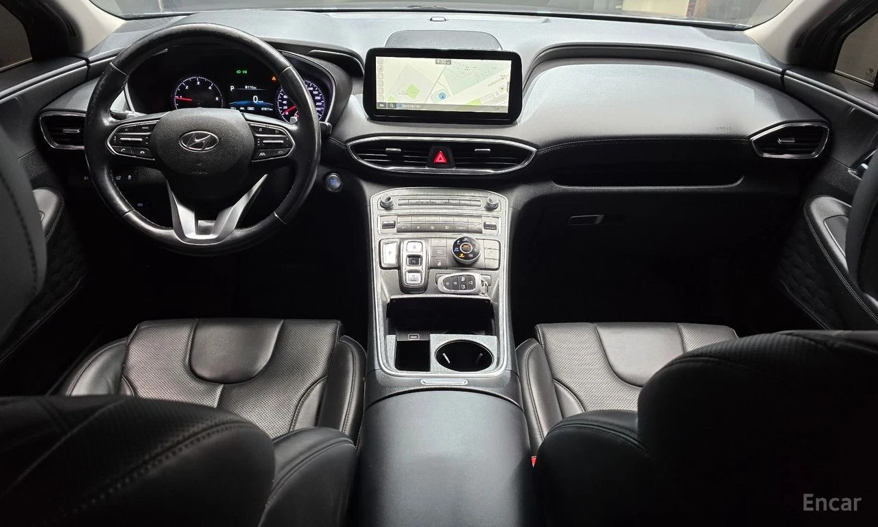 Hyundai Santa fe 2.2D Exclusive* 4x4* ПОДГРЕВ* ОБДУХВАНЕ* КАМЕРА* , снимка 8 - Автомобили и джипове - 55301671